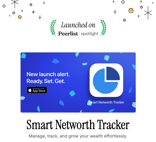 Smart Networth Tracker Banner